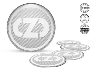 OZ Pegatina Silicona Estilo Emblemas Rueda Personalizados